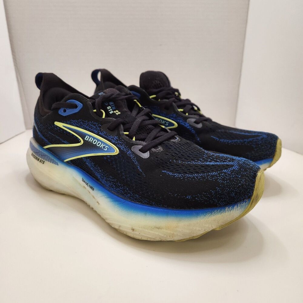 Brooks Glycerin GTS 22‎ Black Cobalt Men's Size 8 Running Shoes 1104461D002
